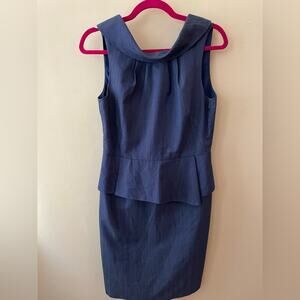 Antonio Melani Sleeveless Peplum Dress Size 8